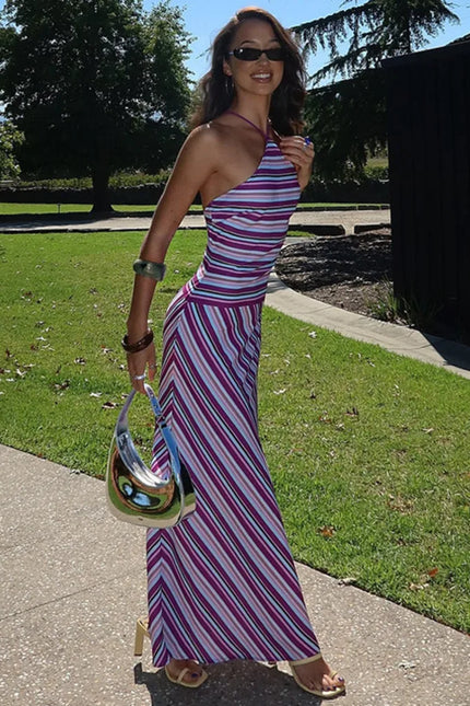 Elba Stripe Maxi Dress