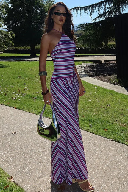 Elba Stripe Maxi Dress