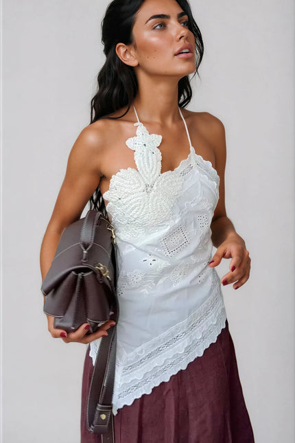 Antibes Lace Halter Top