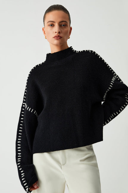 The Livia Whipstitch Knit Jumper