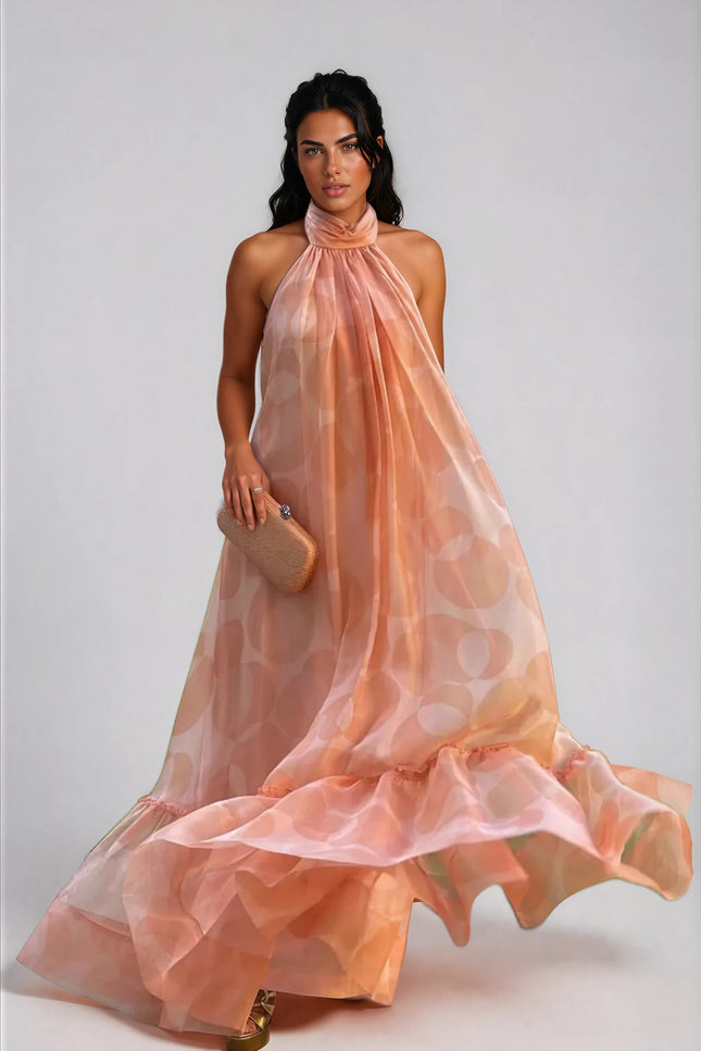 Portofino Chiffon Maxi Dress