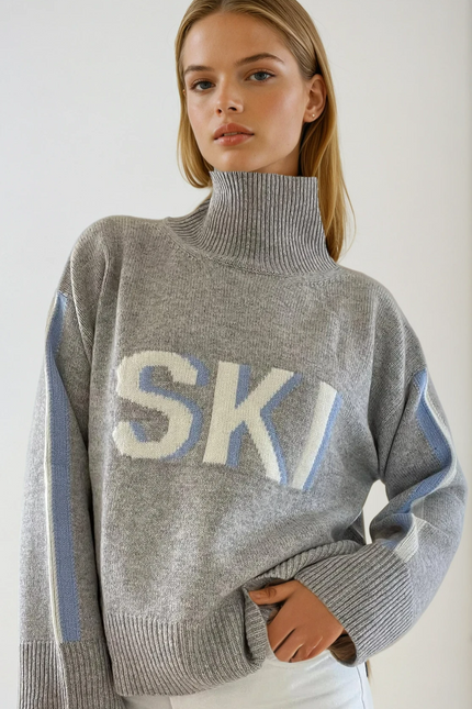 Alpine Intarsia Turtleneck Jumper