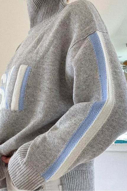 Alpine Intarsia Turtleneck Jumper