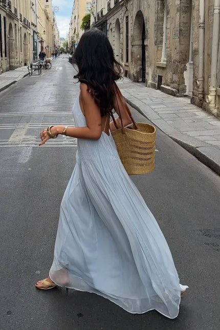 Tuscany Pleated Maxi Dress