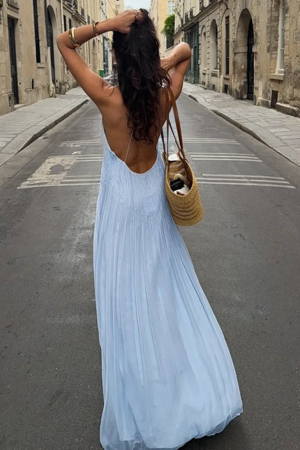 Tuscany Pleated Maxi Dress