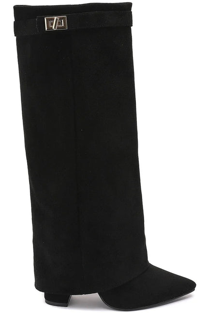 The Aurelia Suede Knee Boots