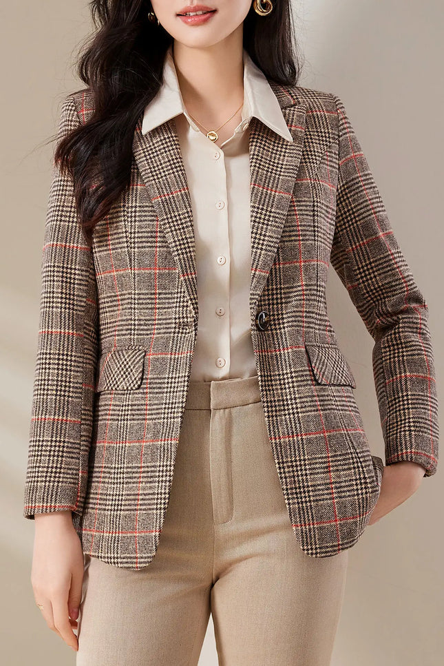 Milano Check Tailored Blazer