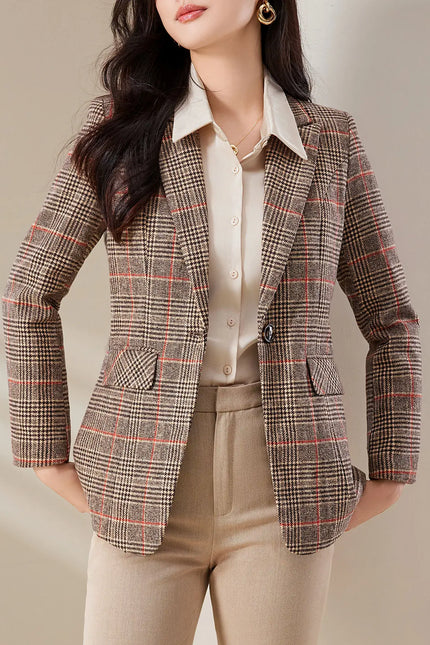 Milano Check Tailored Blazer