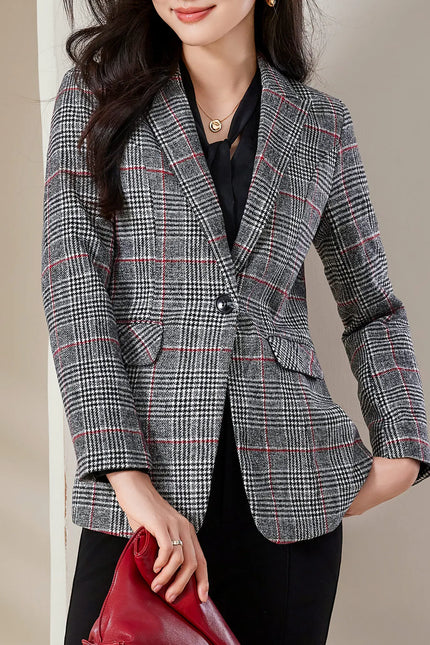 Milano Check Tailored Blazer