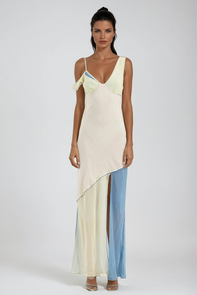 Lugano Colourblock Maxi Dress