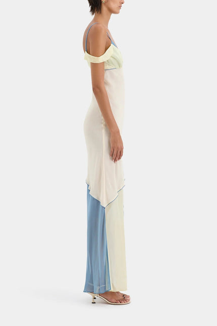 Lugano Colourblock Maxi Dress