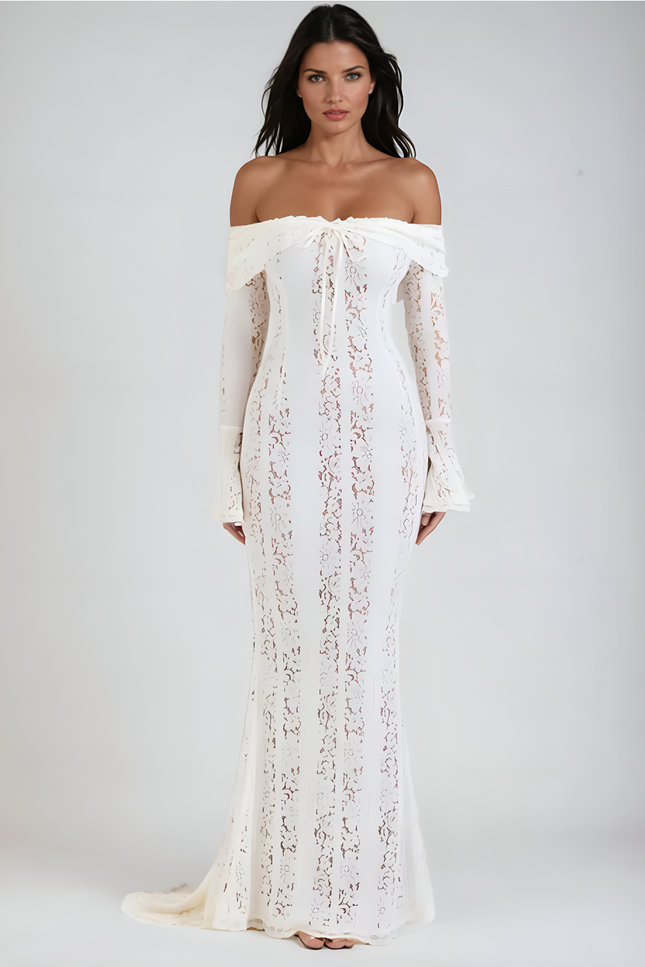 Corinne Lace Off Maxi Dress