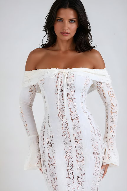 Corinne Lace Off Maxi Dress