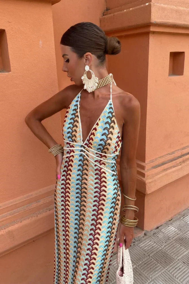 Marbella Crochet Maxi Dress