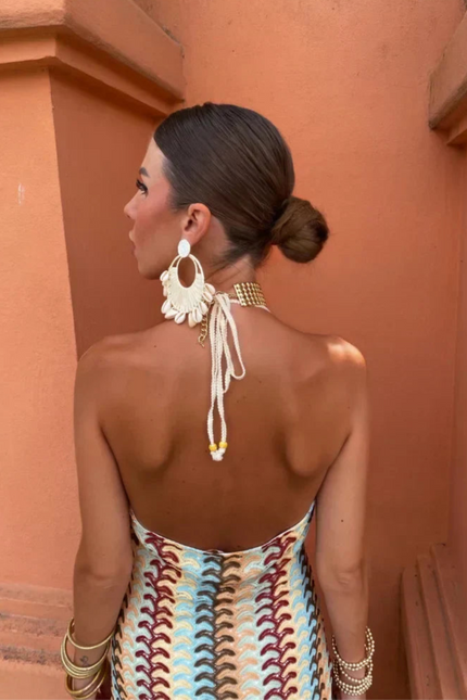 Marbella Crochet Maxi Dress