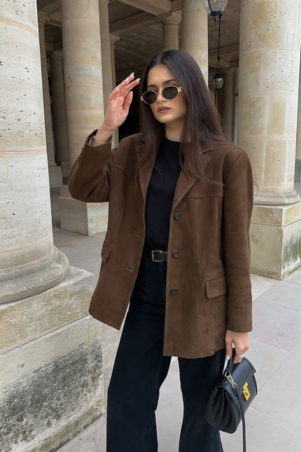 Berkeley Faux Suede Blazer