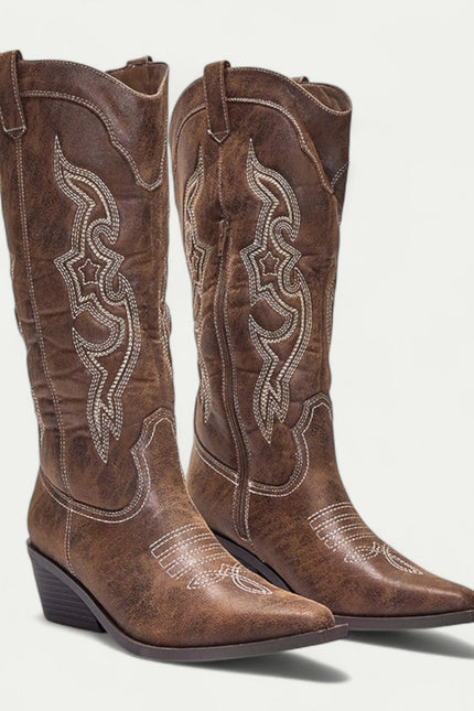 Marlowe Embroidered Cowboy Boots