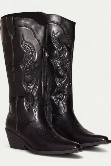 Marlowe Embroidered Cowboy Boots