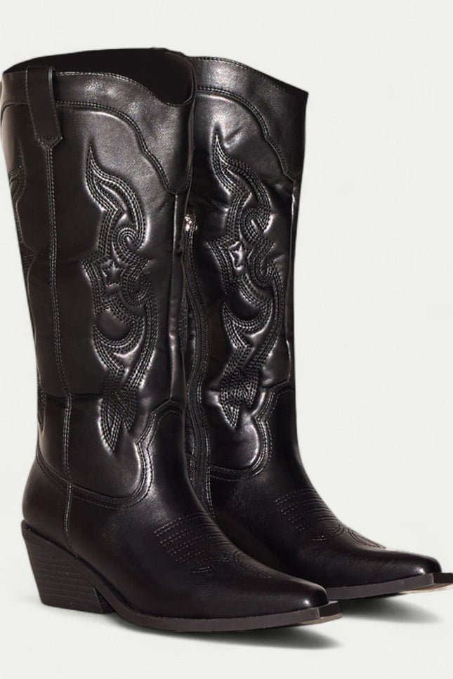 Marlowe Embroidered Cowboy Boots