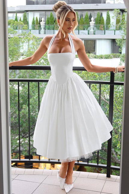 The Esme Halter Midi Dress