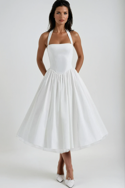 The Esme Halter Midi Dress