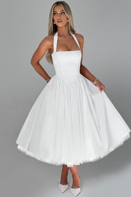 The Esme Halter Midi Dress