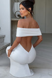 S / White