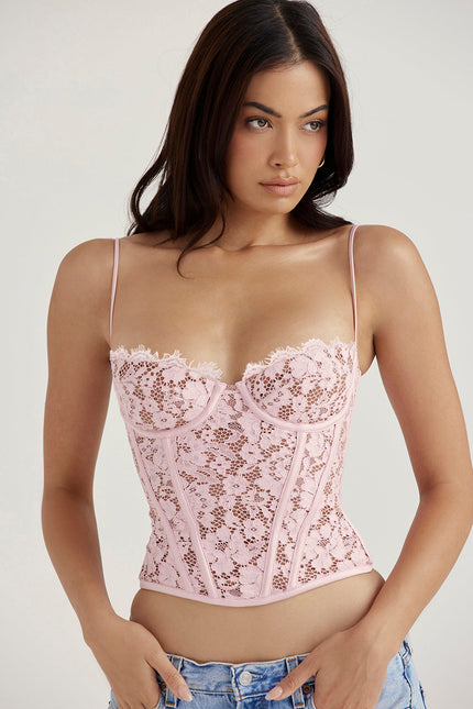 Monaco Lace Corset Top
