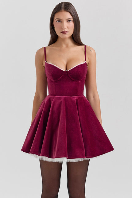 Lisette Velvet Mini Dress