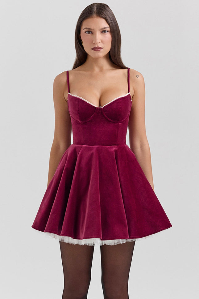 Lisette Velvet Mini Dress