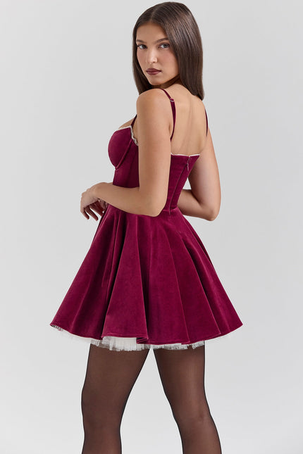 Lisette Velvet Mini Dress