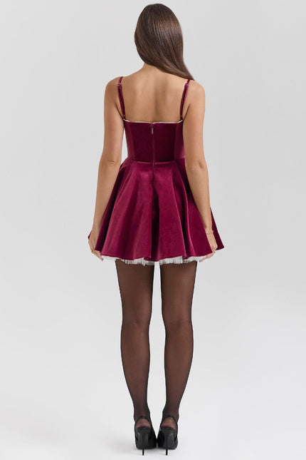 Lisette Velvet Mini Dress
