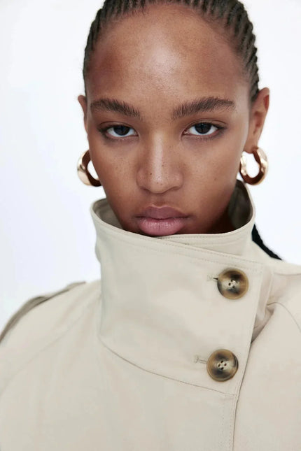 Lausanne Belted Trench Jacket